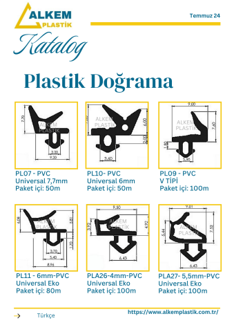PVC Kapı Pencere Contaları
